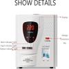 KJZQLMZ Voltage stabilizer,Automatic Voltage stabilizer 220V Voltage stabilizer Protector Single-Phase Household AC Voltage stabilizer Refrigerator Computer view 3