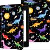 for Kindle Paperwhite 2024 Case, Slim Shockproof Protective Cover with Stand Auto Sleep/Wake Fits Kindle 72024 Paperwhite Case for Kindle 12th Gen & Colorsoft Signature Edition, Galaxy Dinosaur view 1