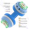 Riwbox CB-7S Kids Wireless Headphones,with Safe Volume Control 74/85/95dB,LED Glow Lights,50H Playtime,Bluetooth V5.3,Built-in Mic, TF Card Slot,for Travel/School/Phone/Laptop(Blue&Grey) view 4