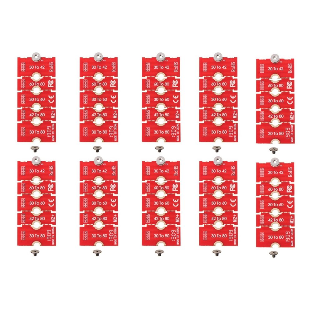 Wuden 10Pcs M2 M2PLUS NGFF NVME M.2 Extended Transfer 2230, 2242, 2260, 2280 Aircraft M2 Change Long Size U.2 M3 M.3 SSD 24BB