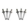 Wuden 6Pcs Stainless 3/8 Inch Tripod Foot Spikes for Softer Looser Terrain Spikes for ///, Etc.Tripod view 1