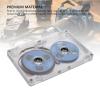 Reel to Reel Blank Cassette Tape for Music Recording, Blank Sound Cassette Tape DIY Homemade 55 Minutes Aluminum Empty Cassette Tape for Music Recording (Silver Frame Blue Plate) view 3