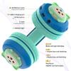 Riwbox CB-7S Kids Wireless Headphones,with Safe Volume Control 74/85/95dB,LED Glow Lights,50H Playtime,Bluetooth V5.3,Built-in Mic, TF Card Slot,for Travel/School/Phone/Laptop(Blue&Green) view 4