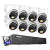 ANNKE 3K 8CH PoE Security Camera System, H.265+ 8CH NVR with 6TB HDD, 4pcs Surveillance Outdoor PoE Camera, AI Human&Vehicle Detection, 2-Way Talk, 3K@20fps, 512GB SD Card Slot,Remote Access view 1