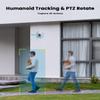 ieGeek 8MP PoE Security Camera System, 4pcs Wired Outdoor Cameras for Home Security with 355Pan 90Tilt, 8CH NVR with 2TB HDD, Automatic Human Tracking,AI Detection,2-Way Audio,Color Night Vision view 3
