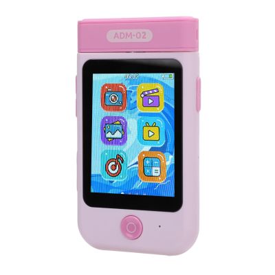 48MP 1080P Digital Camera Touchscreen Camera with Autofocus 2. Kids Camera for Studying Listening to Music (Pinkish)