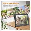 10.1 Inch WiFi Digital Photo Frame Built-in 16GB Memory Smart Digital Picture Frame LCD Touch Panel Auto Rotation APP Sharing Clearer (White) view 4