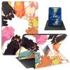 Case for 7" All-New Kindle Paperwhite (12th Generation, 2024) and Kindle Colorsoft Signature Edition PU Leather 360 Degree Rotating Swivel Stand Smart Cover with Auto Wake/Sleep,Cute Cat Paws view 1