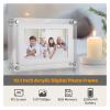 10.1 Inch WiFi Acrylic Digital Photo Frame Digital Picture Frame Music Video Player Auto Rotation 8G Clearer view 3