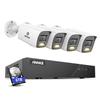 ANNKE 3K 8CH PoE Security Camera System, H.265+ 8CH NVR with 6TB HDD, 4pcs Surveillance Outdoor PoE Camera, 2-Way Audio, 512GB SD Card Slot,Human&Vehicle Detection, 3K@20fps, Remote AccessFlash Alarm view 1