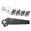 ANNKE 3K 8CH PoE Security Camera System, H.265+ 8CH NVR with 4TB HDD, 4pcs Surveillance Outdoor PoE Camera, 2-Way Audio, 512GB SD Card Slot,Human&Vehicle Detection, 3K@20fps, Remote AccessFlash Alarm view 1