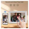 10.1 Inch Smart WiFi Digital Photo Frame 1280x800 IPS LCD Touch Screen Built in 32GB Memory Clearer view 2
