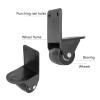 BOGEEL 2pcs Heavy Duty Caster Fixed Caster Wheel Right Angles Fixing Wing Air Hotel Lobby Luggage Cart Suitcase Trolley view 2