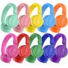 Classroom Headphones Bulk 10 Pack - Kids Headphones for School K-12 Student, 93dB Volume Limited On-Ear Wired Headset with Microphone, Durable 3.5mm Jack for Class Set Library Computer (Mixed Color) view 1