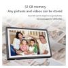 10.1 WiFi Digital Photo Frame 32GB Storage Smart Digital Picture Frame 1280 * 800 IPS Panel Auto Rotation Digital Photo Frame Clearer view 4