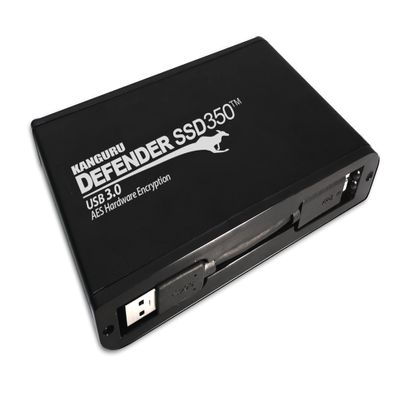 Kanguru Defender SSD350  4TB Secure Encrypted Solid State Drive - FIPS 140-2 Certified - SuperSpeed USB 3.0