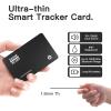 Wallet Tracker Card, Compatible with Find My (iOS Only), Ultra Thin Item Finder for Wallet, Luggage Tag, Passport etc, IPX7 Waterproof (Black) view 2