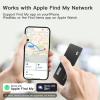 Wallet Tracker Card, Compatible with Find My (iOS Only), Ultra Thin Item Finder for Wallet, Luggage Tag, Passport etc, IPX7 Waterproof (Black) view 3