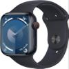 Apple Watch Series 9 (GPS + Cellular 45mm) Midnight Aluminum Case with Midnight Sport Band M/L (Renewed Premium) view 1