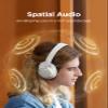 1MORE Wireless Bluetooth Noise-canceling Headphones - HQ31 SonoFlow SE Over-Ear Headphones with Hi-Res Audio, 90H Playtime, Clear Calls, Preset EQ Via App, Comfort for Home Office Travel(Oat White) view 2