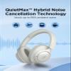 1MORE Wireless Bluetooth Noise-canceling Headphones - HQ31 SonoFlow SE Over-Ear Headphones with Hi-Res Audio, 90H Playtime, Clear Calls, Preset EQ Via App, Comfort for Home Office Travel(Oat White) view 3