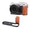 Lightweight Pearwood Camera Handgrip L-Shape Handle for X T50 Quick Release Plate for Any Setting 1/4 Screw view 2