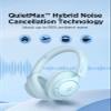 1MORE Wireless Bluetooth Noise-canceling Headphones - HQ31 SonoFlow SE Over-Ear Headphones with Hi-Res Audio, 90H Playtime, Clear Calls, Preset EQ Via App, Comfort for Home Office Travel(Blue) view 3