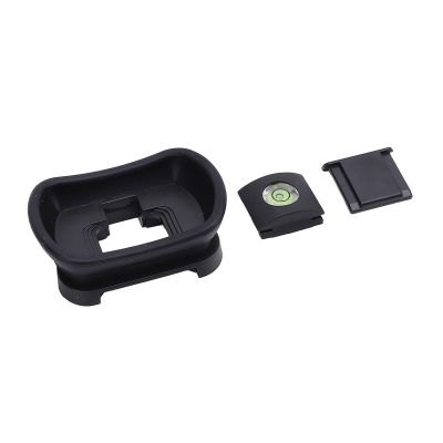Eyecup Eyepiece Viewfinder Set, DK-29 Camera Soft Silicon Camera Viewfinder Eyecup Square Shape Camera Viewfinder Protector Level Tool and Hot Shoe Cover Compatible with Z5 Z6 Z7