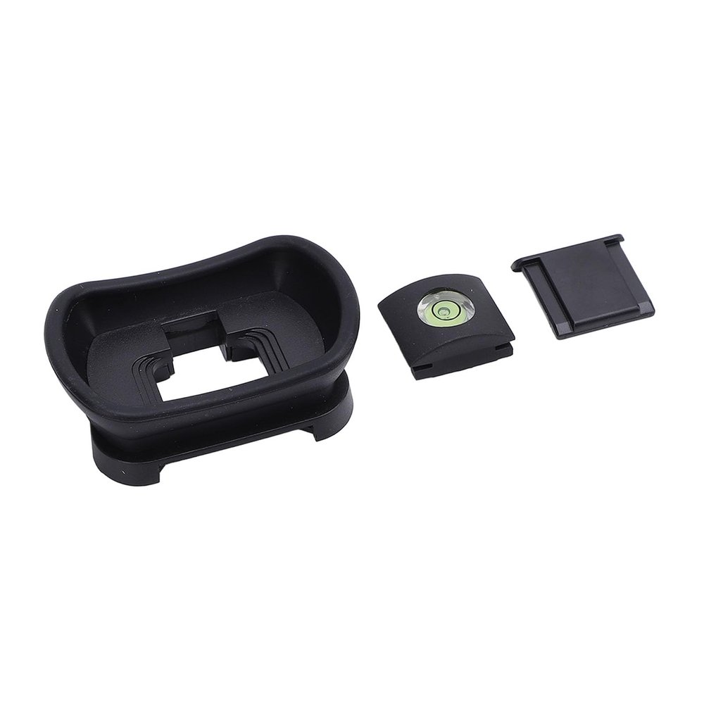 Eyecup Eyepiece Viewfinder Set, DK-29 Camera Soft Silicon Camera Viewfinder Eyecup Square Shape Camera Viewfinder Protector Level Tool and Hot Shoe Cover Compatible with Z5 Z6 Z7