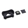 Eyecup Eyepiece Viewfinder Set, DK-29 Camera Soft Silicon Camera Viewfinder Eyecup Square Shape Camera Viewfinder Protector Level Tool and Hot Shoe Cover Compatible with Z5 Z6 Z7 view 1