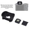 Eyecup Eyepiece Viewfinder Set, DK-29 Camera Soft Silicon Camera Viewfinder Eyecup Square Shape Camera Viewfinder Protector Level Tool and Hot Shoe Cover Compatible with Z5 Z6 Z7 view 4