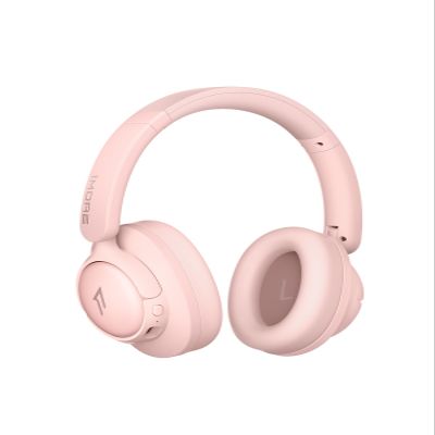 1MORE Wireless Bluetooth Noise-canceling Headphones - HQ31 SonoFlow SE Over-Ear Headphones with Hi-Res Audio, 90H Playtime, Clear Calls, Preset EQ Via App, Comfort for Home Office Travel(Pink)