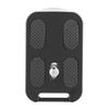 Yoidesu Quick Release Plate, Nonslip Black Aluminum Alloy Tripod Head, Lightweight, for Camera Safety view 2