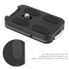 Yoidesu Quick Release Plate, Nonslip Black Aluminum Alloy Tripod Head, Lightweight, for Camera Safety view 4