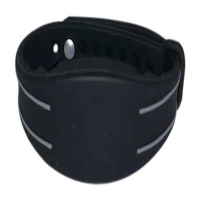 AuthorizID 10 Black & Grey Adjustable 26 Bit Proximity Wristbands Weigand Prox Wristband Compatable with ISOProx 1386 1326 H10301 Format Readers. with Custom Facility Code 1