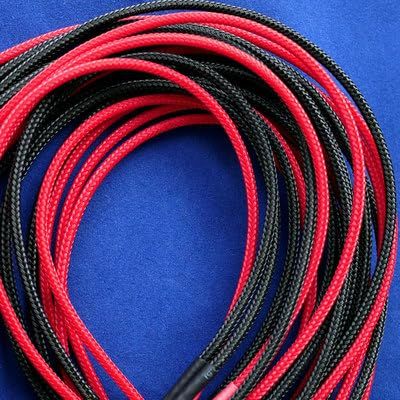 1M Tight High Density PET Braided Wire Sleeve 2 4 6 8 10 12 14 16 18 20 25 30 40mm Insulated Cable Protection Expandable - (Color: Red, Inside Diameter: 16mm x 1meter)