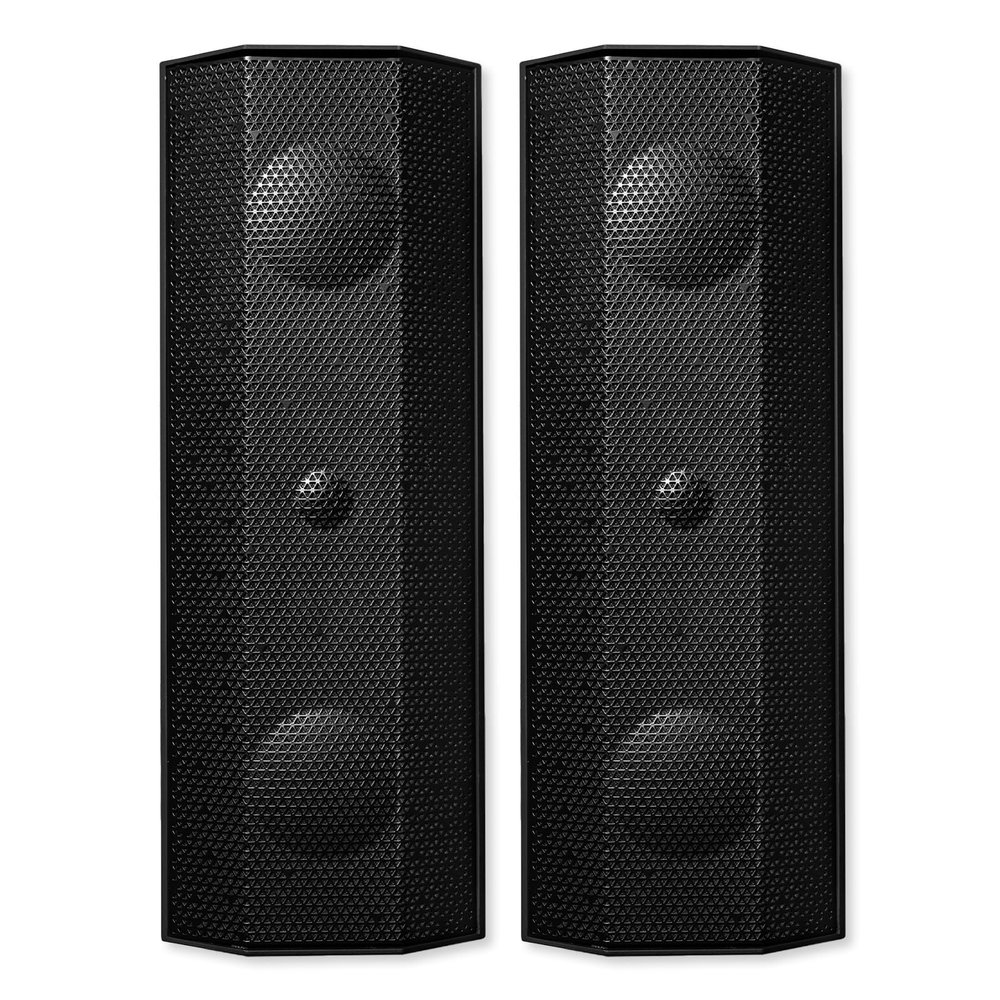 Lithe Audio 06821 IO1 Indoor & Outdoor Passive Speakers (Pair), Black