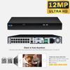 GW Security NDAA & TAA Complaint 16 Channel 4K Security Camera System with (4) Bullet and (4) Dome x 8MP PoE Color Night Vision Microphone Cameras, Smart AI Human/Vehicle Detection, Project Friendly view 2