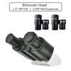 Lab Microscope Accessories Microscope Trinocular Head Free Monocular Head Binocular Head for Biological Microscope with WF10X WF16X Large Field Eyepiece(Binocular Head) view 2