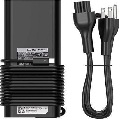 BULL-TECH Replacement for Dell 130W Laptop Charger USB C Type C Slim AC Power Adapter for Dell Xps 17,Precision 5550 5530 2in1,XPS 15 2in1 9575Latitude 7410 7310 7210 9410 9510 5420 5520 5510