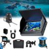 4.3"/ 5" Underwater Fish Finder Camera, 4K Ice Fishing Fish Finder, Underwater 220 Fishing Camera - 12 LEDs, Night Vision, Wide Angle (Yellow-20m/5in) view 1