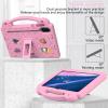 AKABEILA Compatible with Honor Pad X8a 2024/Pad X9 11 inch 2024/Infinix Xpad 11 inch X1101 2024 Tablet Case, Kids Shockproof Protective Case with Shoulder Strap & Stand Handle Pink view 3