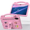 AKABEILA Compatible with Honor Pad X8a 2024/Pad X9 11 inch 2024/Infinix Xpad 11 inch X1101 2024 Tablet Case, Kids Shockproof Protective Case with Shoulder Strap & Stand Handle Pink view 4