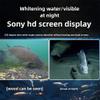 4.3"/ 5" Underwater Fish Finder Camera, 4K Ice Fishing Fish Finder, Underwater 220 Fishing Camera - 12 LEDs, Night Vision, Wide Angle (Blue-15m/5in) view 3