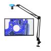 JDXQBLD Microscope 2K 30MP 1080P HDMI Industrial Video Microscope Camera, Large Field of View and High Working Distance Lens for PCB Board CPU Repair Soldering view 1