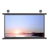 SXKJQER Portable Manual Projection Screen 4:3, 16:9, Retractable Pull Up Screen, Mobile Projection Screen, Hangable HD Projection White Screen for Indoor Movie Home Theater Office(4:3,72") view 1