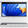 60''/72'' Projection Screen 4K 16:9 HD Self-Locking Portable Movie Screen Outdoor Indoor Pull Down Cinema Screen for Movie Home Theater Backyard Partying(72 in) view 1