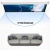 60''/72'' Projection Screen 4K 16:9 HD Self-Locking Portable Movie Screen Outdoor Indoor Pull Down Cinema Screen for Movie Home Theater Backyard Partying(72 in) view 2