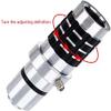 Astronomical Refracting Telescope for Kids Beginners -Telescope,4 in1 12X Telephoto Telescope Lens Phone Clip Fish Eye Wide view 3