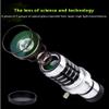 Astronomical Refracting Telescope for Kids Beginners -Telescope,4 in1 12X Telephoto Telescope Lens Phone Clip Fish Eye Wide view 4